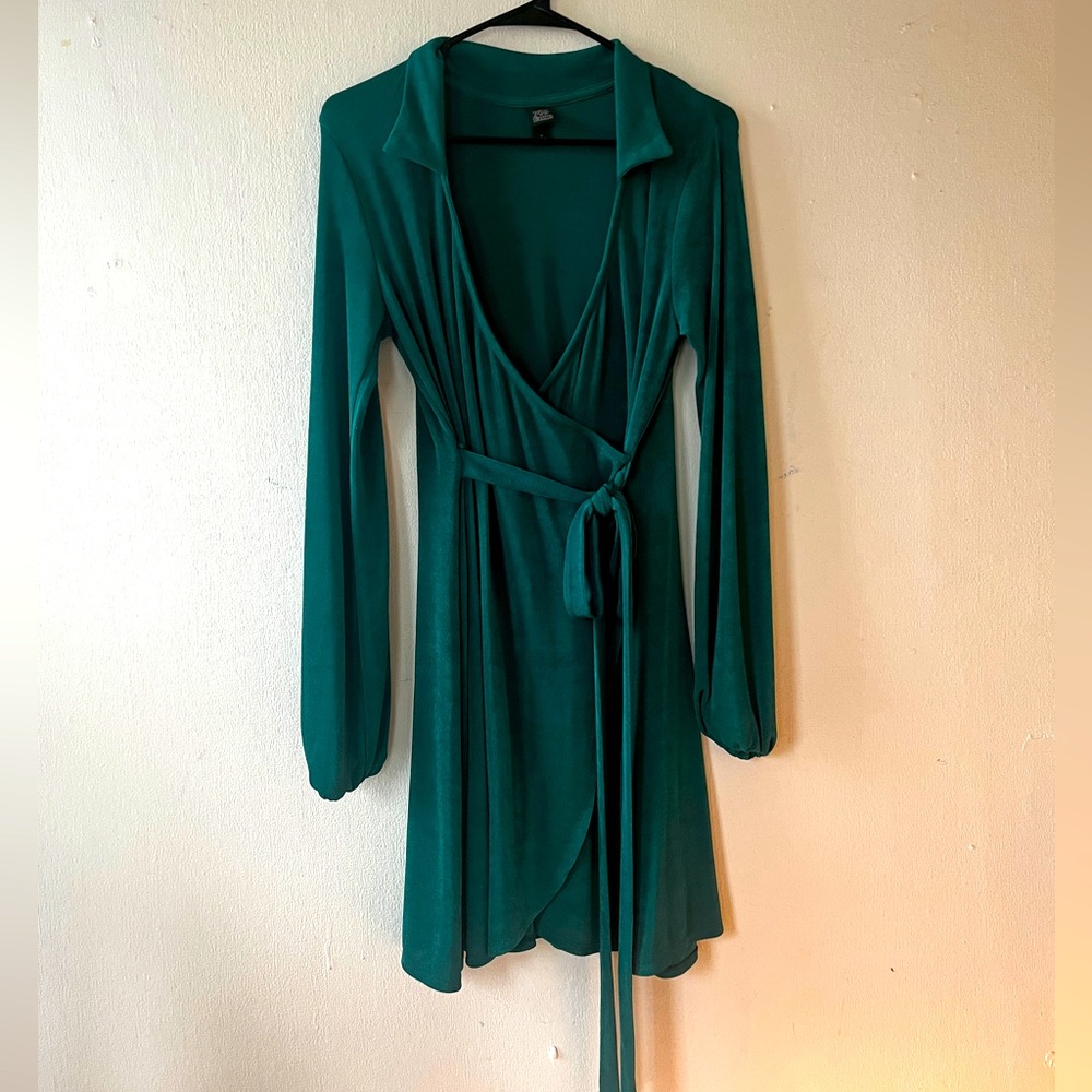 WILD FABLE Green Tie Dress